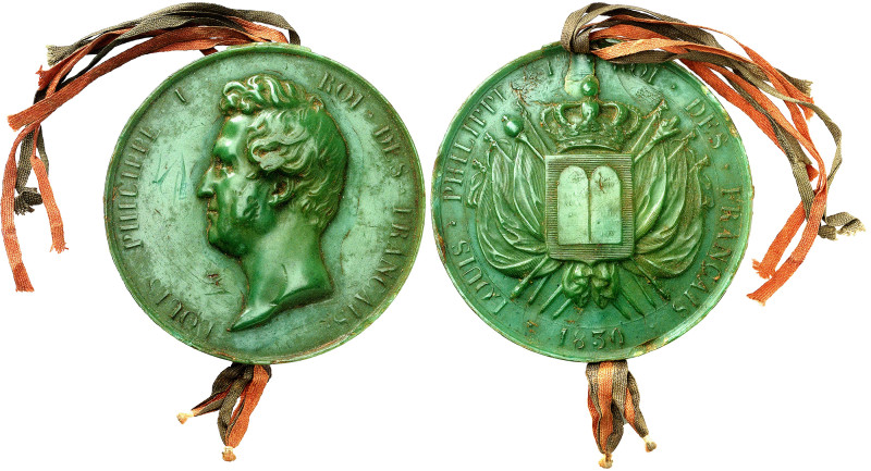 France

Louis-Philippe Ier (1830-1848)

Médaille ou sceau en cire verte - 18...