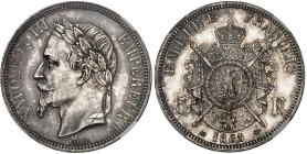 France

Napoléon III (1852-1870)

5 francs - 1865 A Paris.

Rarissime surtout dans cette qualité.

Seulement quelques exemplaires connus.

L...