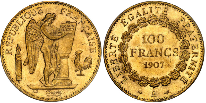 France

IIIème République (1871-1940)

100 francs en or - 1907 A Paris

Le...