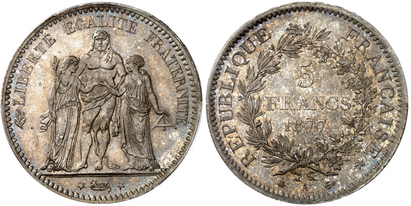 France

IIIème République (1871-1940)

5 francs Hercule - 1877 A Paris

Ma...