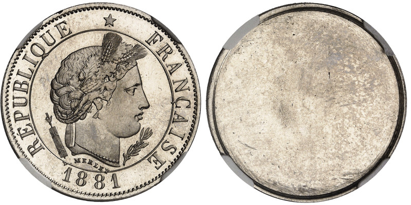 France

IIIème République (1871-1940)

Épreuve uniface en nickel du 25 centi...