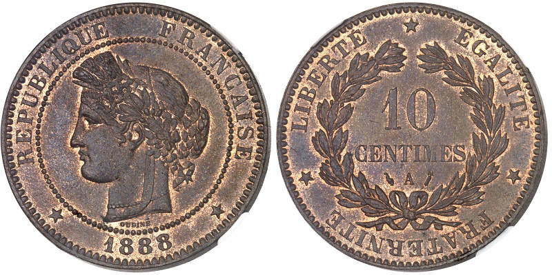 France

IIIème République (1871-1940) 

Piéfort en bronze du 10 centimes Cér...