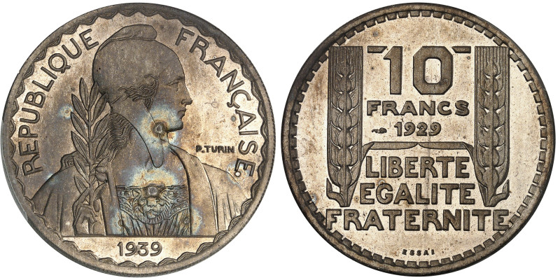 France

IIIème République (1871-1940)

Essai piéfort en cupro-nickel du 10 f...