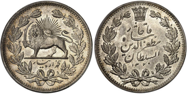 Iran

Mozaffaredin (1313-1324 AH / 1896-1907)

 5000 dinars en argent - (132...