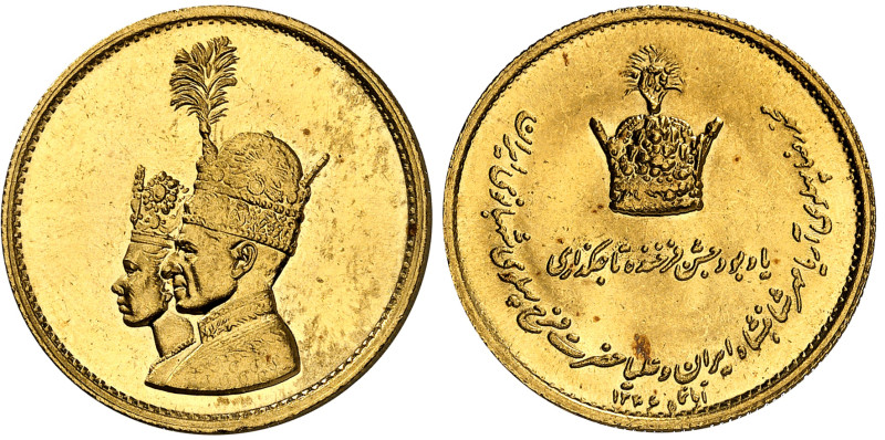 Iran

Mohammad Reza (1320-1358 SH / 1941-1979)

Médaille en or du couronneme...