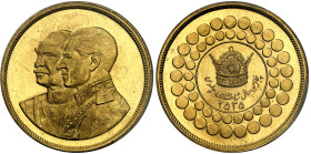 Iran

Mohammad Reza (1320-1358 SH / 1941-1979)



Médaille en or - MS 2535 / 1976

Commémore le 50ème anniversaire du règne Pahlavi.

Très r...