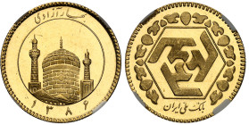 Iran

République Islamique d'Iran (1358 SH à nos jours / 1979 à nos jours)

1/2 d'azadi en or - 1386 SH (2007)

Magnifique exemplaire.

4.07g ...