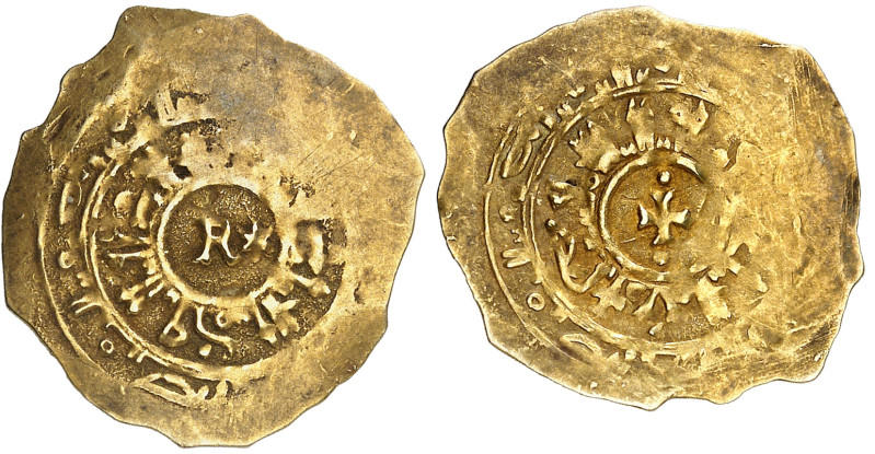 Italie - Sicile

Roger II (1105-1154)

Tari en or - ND Messine

Rare. 

...