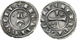 Italie - Sicile

Frédéric II de Hohenstaufen (1198-1250)

 Denier en argent – ND Messine ou Brindisi

 Magnifique exemplaire.

Rare dans cette...