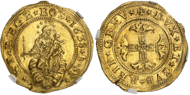 Italie - Gênes

République - Doges biennaux (1528-1797)

2 doppie en or - 16...