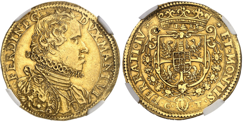 Italie - Mantoue

Ferdinand Gonzague (1612-1626)

2 doppie en or - ND

Trè...