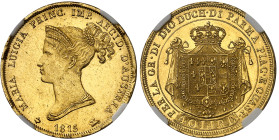 Italie - Parme

Marie-Louise (1815-1847)

40 lires en or - 1815 Milan



Très rare dans cette qualité.

12.9g - Mont. 111 - KM 32 - Fr. 933...