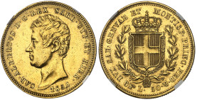 Italie - Sardaigne

Charles-Albert (1831-1849)

50 lires en or - 1836 P Turin

Très rare dans cette qualité - 385 exemplaires.

16.12g - Mont....