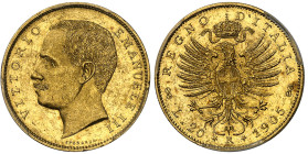 Italie

Victor-Emmanuel III (1900-1946)

20 lires en or - 1905 R Rome

Magnifique exemplaire.

6.45 - KM 37.1 - Fr. 24

Superbe à FDC - PCGS...