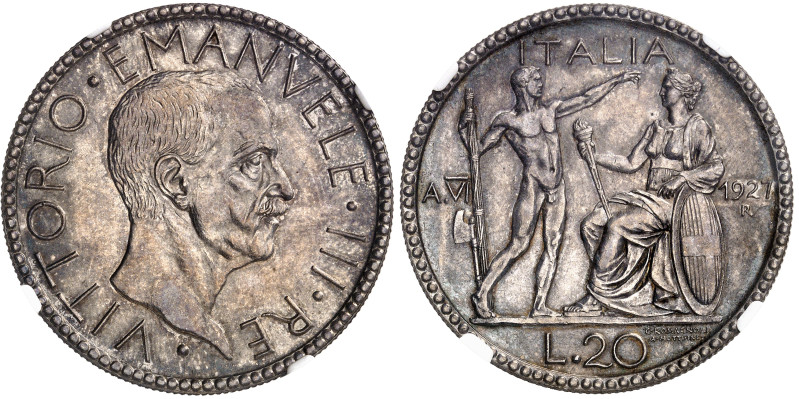 Italie

Victor-Emmanuel III (1900-1946)

20 lires en argent - 1927 An VI - R...