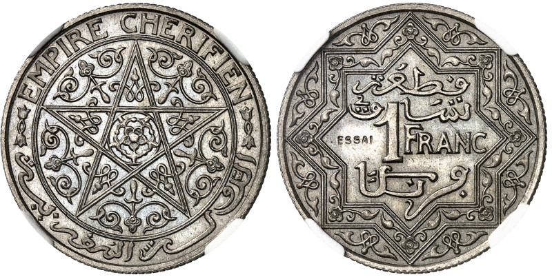 Maroc

Moulay Yussef I (1330-1346 H / 1912-1927)

Essai en nickel du 1 franc...