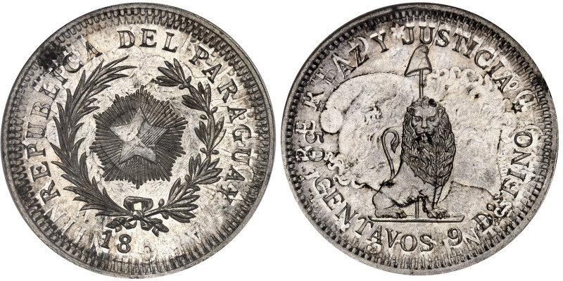 Paraguay

République (1811 à nos jours)

Épreuve en argent du 50 centavos - ...