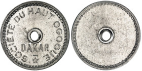 Sénégal

Jeton en aluminium de la Société du Haut Ogooué, Dakar - ND (éclair) Poissy

Très rare dans cette qualité.

Exemplaire illustrant le Le...