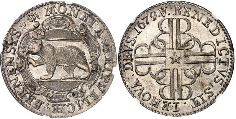 Suisse - Berne

Taler en argent – 1679 P

 Bel exemplaire.

 Rare.

 27....