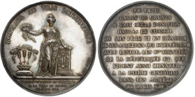 Suisse - Genève

Médaille en argent pour le baron François-Théodore-Louis de Grenus - 1847 - A. BOVY - Genève

Magnifique exemplaire.

Dans son ...