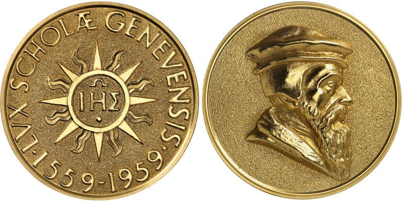 Suisse - Genève

Médaille en or de Calvin – 1959

Commémore le 400ème annive...