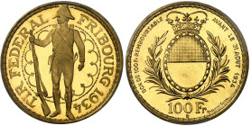 Suisse - Fribourg - Tir Fédéral

Confédération Helvétique (1848 à nos jours)

100 francs en or - 1934 B Berne

 Le plus bel exemplaire gradé.
...