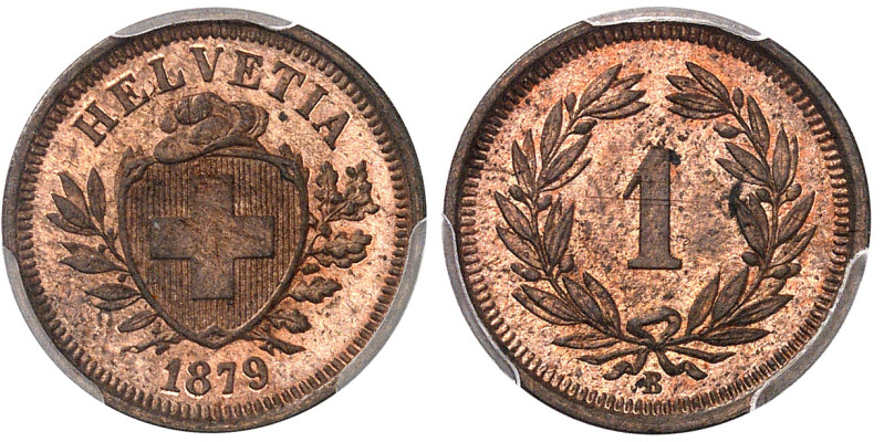 Suisse

Confédération Helvétique (1848 à nos jours)

Centime en bronze - 187...