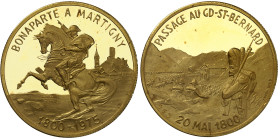 Suisse - Valais

Confédération Helvétique (1848 à nos jours)

Médaille en or - 1975



Commémore le 175ème anniversaire du passage de Napoléon...