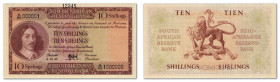 Afrique du Sud - Banque de Réserve

Spécimen de numérotation du 10 Shillings

3 Décembre 1953 - A/80 - N° 000001 à 1000000





"SPECIMEN" p...