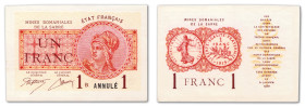 France

Sarre - Mines Domaniales de la Sarre

Épreuve du 1 Franc Annulé



1919 - Série B - Sans numérotation - Sans alphabet

"ANNULÉ" Tamp...