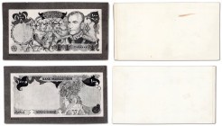 Iran

Paire d'épreuves photographiques du 1000 Rials 



1971 - Montées sur feuille cartonnée 

 Non-émis avec ces signatures. (Signatures 11)...