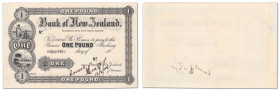 Nouvelle-Zélande

Épreuve uniface de la Pound

ND (circa 1900) - Sans alphabet - Sans numérotation



Annotations et signature manuscrites au ...