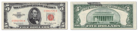 USA

5 Dollars 1953

Série C / N°59917291A

Magnifique exemplaire. 

Erreur d'impression au verso.

Fr. 1535

Pratiquement Neuf - PMG CHOI...