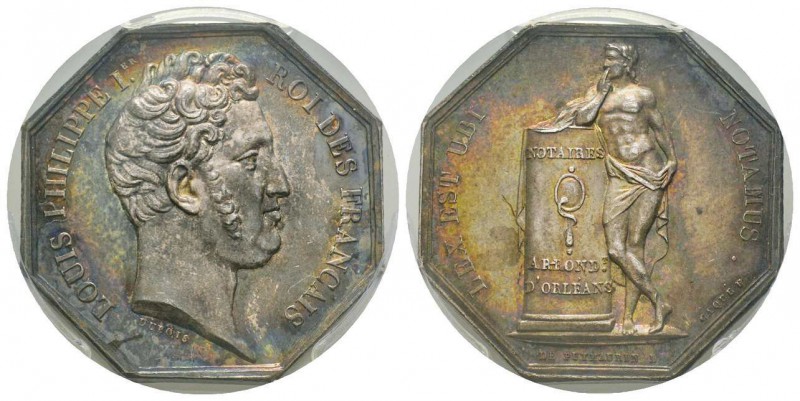 France, Jeton, ND , 7.73 g. AG.
Avers: LOUIS PHILIPPE I er ROI DES FRANÇAIS
Reve...