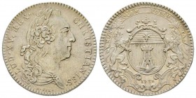 Louis XV, Chambre de commerce de Bayonne, AG 7.09 g.
Feuardent 9261, TTB