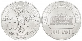 Casino de Monte Carlo, jeton de 100 Francs, AG 20.4 g.
PROOF