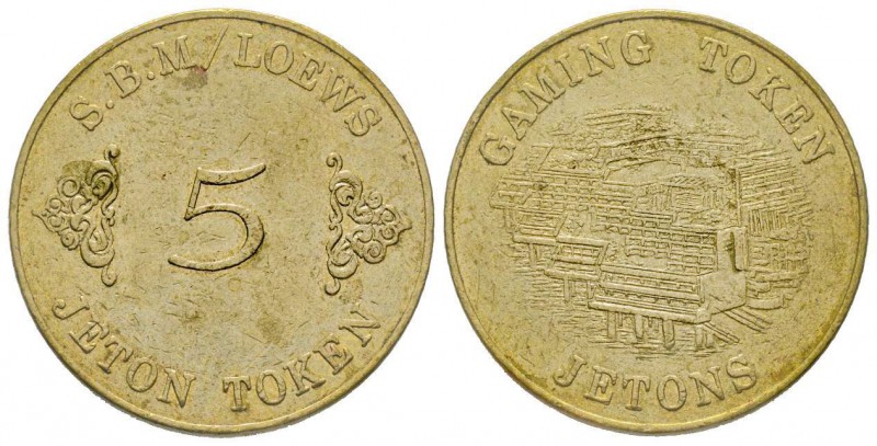 Jeton SBM 5 francs