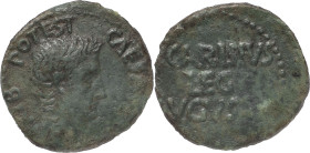 The Roman Empire
Augustus 27 BC – 14 AD. P.Carisius. As 25-23 BC, Æ, 7,16 g. CAESAR AVG-TRIB POTEST, Bare head right. Rev. P CARISIVS / LEG / AVGVSTI....