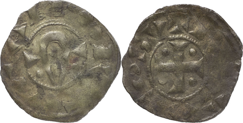 Portugal
D. Afonso II (1211-1223)
Dinheiro de escudo amendoado
AG: 01.02 0.64 g
...