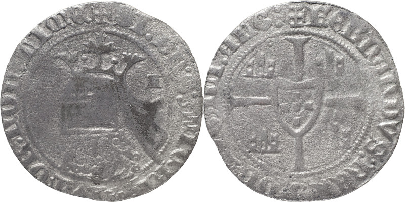 Portugal
D. Fernando I (1367-1383)
Barbuda Lisboa
Elmo quadrado
AG: 33.04 3.58g
...