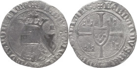 Portugal
D. Fernando I (1367-1383)
Barbuda Lisboa
Elmo quadrado
AG: 33.04 3.58g
BC-