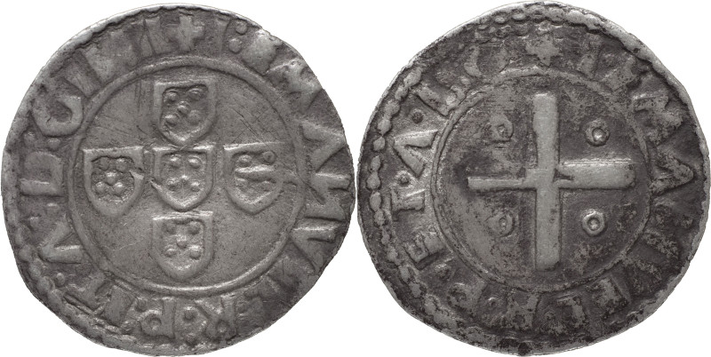 Portugal
D. Manuel I (1495-1521)
Meio tostão Lisboa
AG: 40.21 4.41g
MBC-