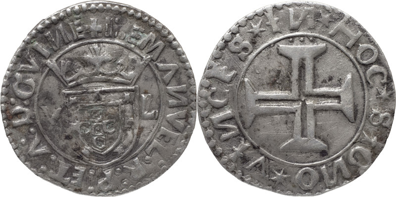 Portugal
D. Manuel I (1495-1521)
Tostão V-L Lisboa
AG: 49.01 9.42g
MBC