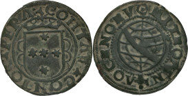 Portugal
D. João III (1521-1557)
Conto para contar Lisboa
AG: CC.20 11.03g
MBC