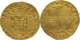 Portugal
D. Sebastião I (1557-1578)
500 reais Lisboa
AG: 57.04 3.77g
MBC