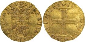 Portugal
D. Sebastião I (1557-1578)
500 reais Lisboa
AG: 57.04 3.79g
MBC