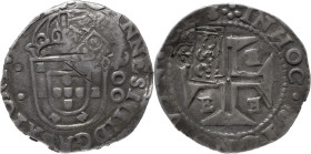 Portugal
D. Afonso VI (1656-1667)
Carimbo de 250 réis sobre meio cruzado D. João IV Évora
AG: 42.11 10.70g
MBC+