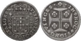 Portugal
D. Pedro II (1683-1706)
12 Vinténs Lisboa 1706
AG: 64.06 8.07g
BC+