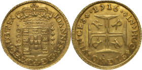 Portugal
D. João V (1706-1750)
Moeda Rio de Janeiro 1716
AG: 102.15 10.82g
BELA