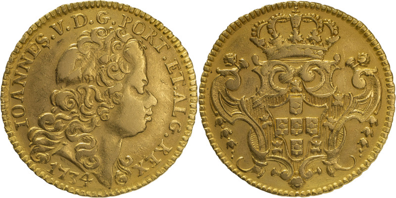 Portugal
D. João V (1706-1750)
Meio Peça Lisboa 1734
AG: 122.10 6.99g
MBC+